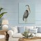 Stupell Industries Coastal Pelican Muted Blue Canvas, design by Julie DeRice